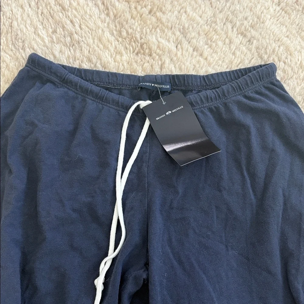 Brandy Melville Black Drawstring Lounge Pants - Picture 6 of 7